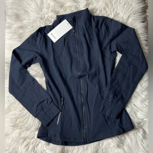 LULULEMON Blue Define Jacket Luon size 8 - Picture 1 of 4